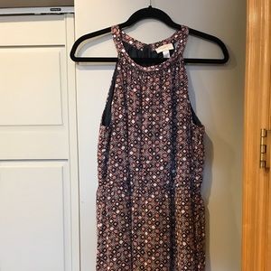 Loft geometric pattern dress